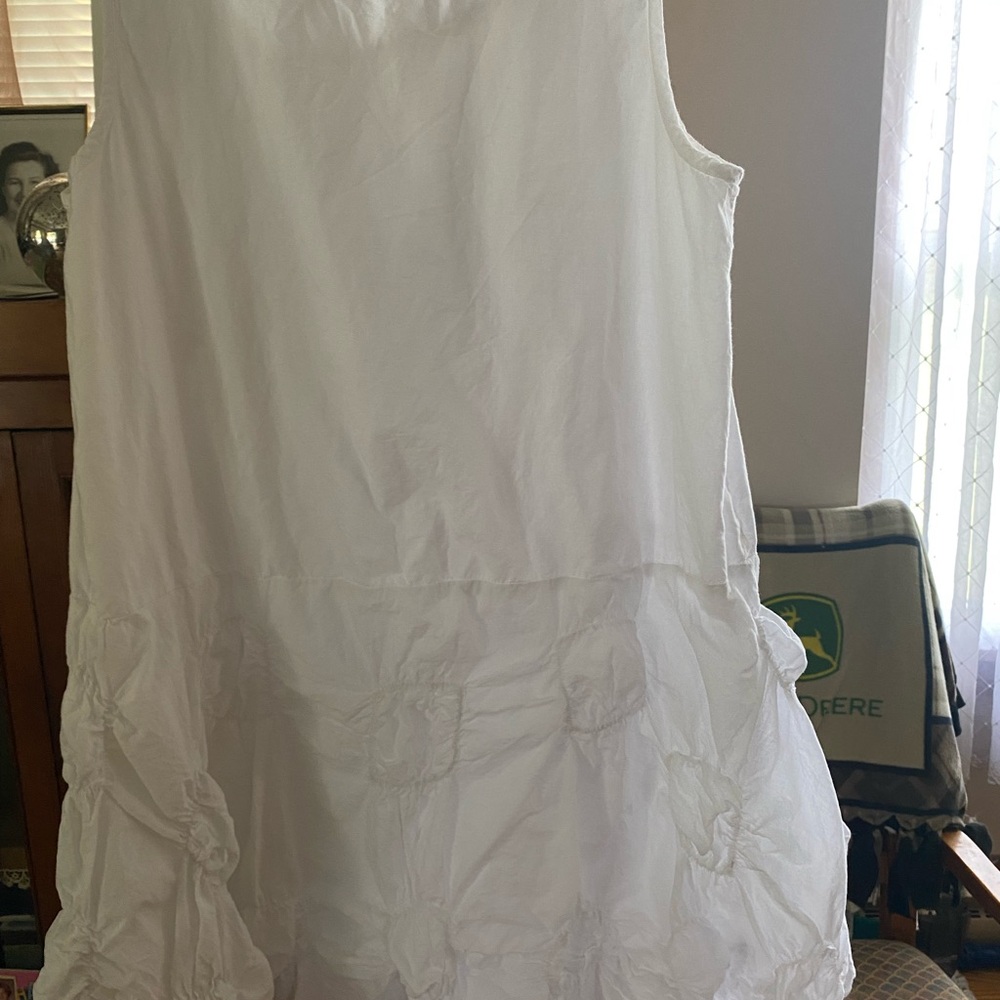 Chic White Sleeveless Mini Dress